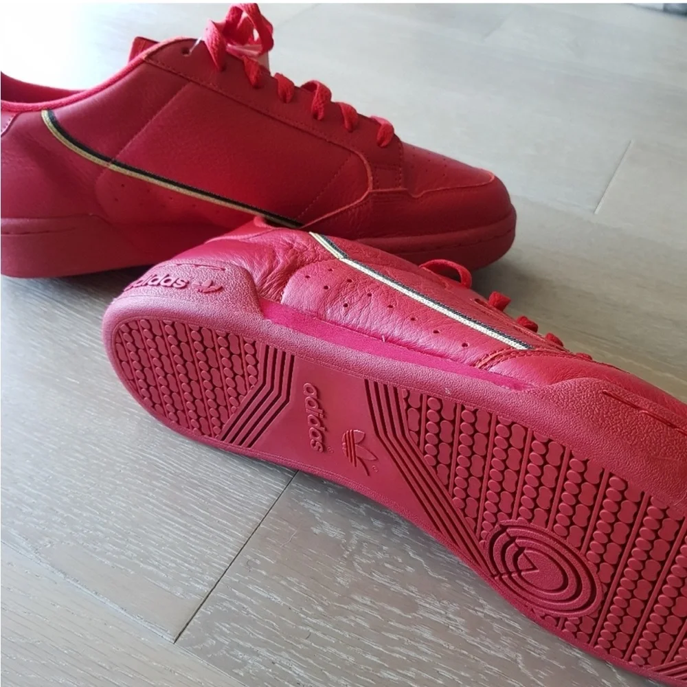 Adidas Continental 80 sneakers red 12.5 men NEW